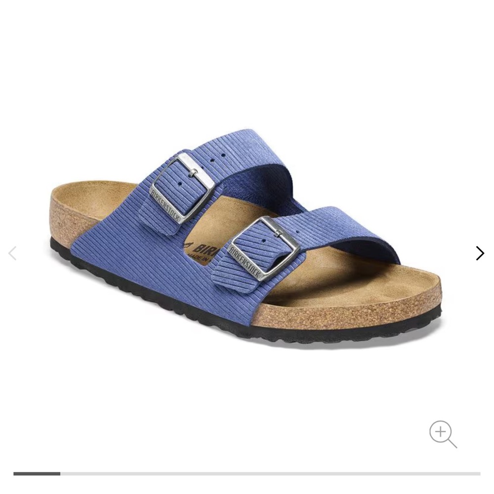 Birkenstock Arizona Indigo Corduroy. Size 43